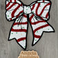 Christmas Cakes Bow Chenille Patch