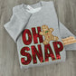 Oh Snap Gingerbread Sequins Sweatshirt
