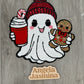 Christmas Ghost Chenille Patch