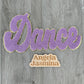Lavender Gold Dance Chenille Patch