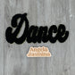 Black Gold Dance Chenille Patch