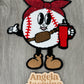 Bougie Baseball Chenille & Sequin Patch