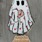 Valentine Ghost Love Letters Chenille Patch