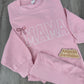 Pink Bling Mama Bow Sweatshirt