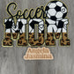 Soccer Mom Cheetah Chenille Patch