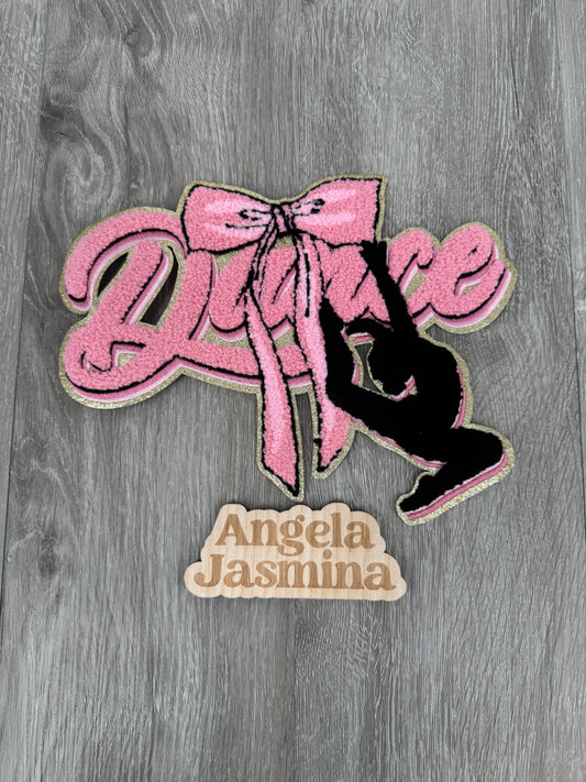 Dance Bow Chenille Patch