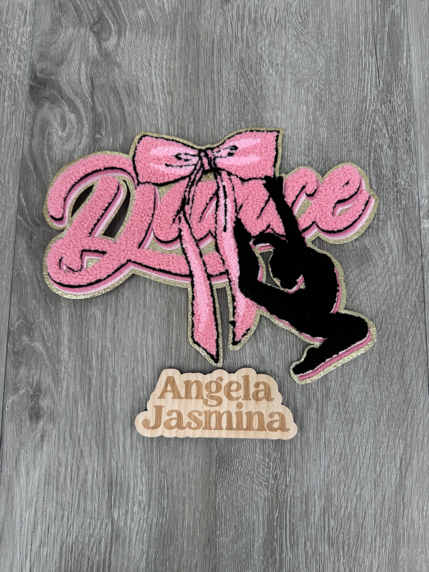 Dance Bow Chenille Patch