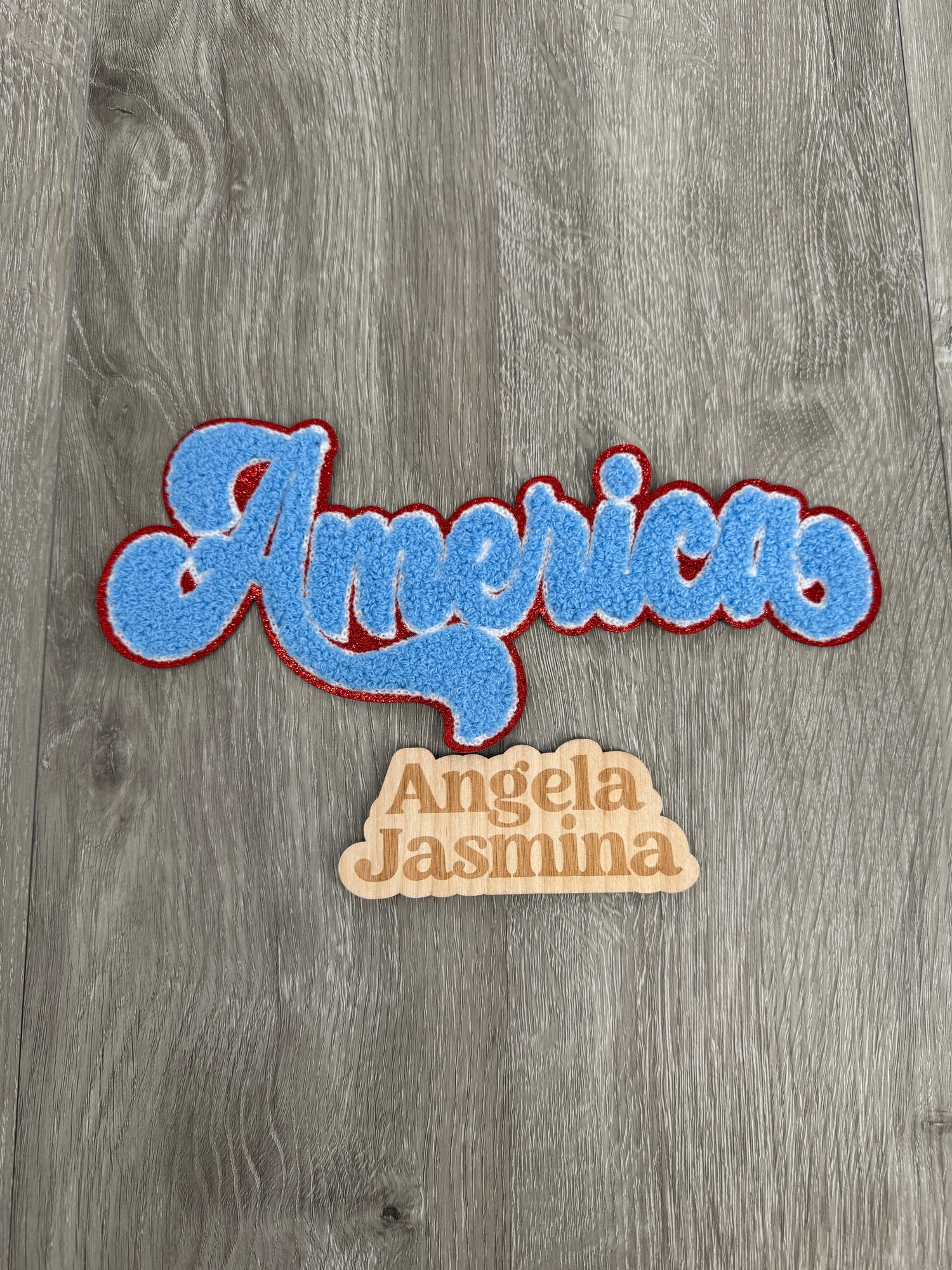 America Chenille Patch