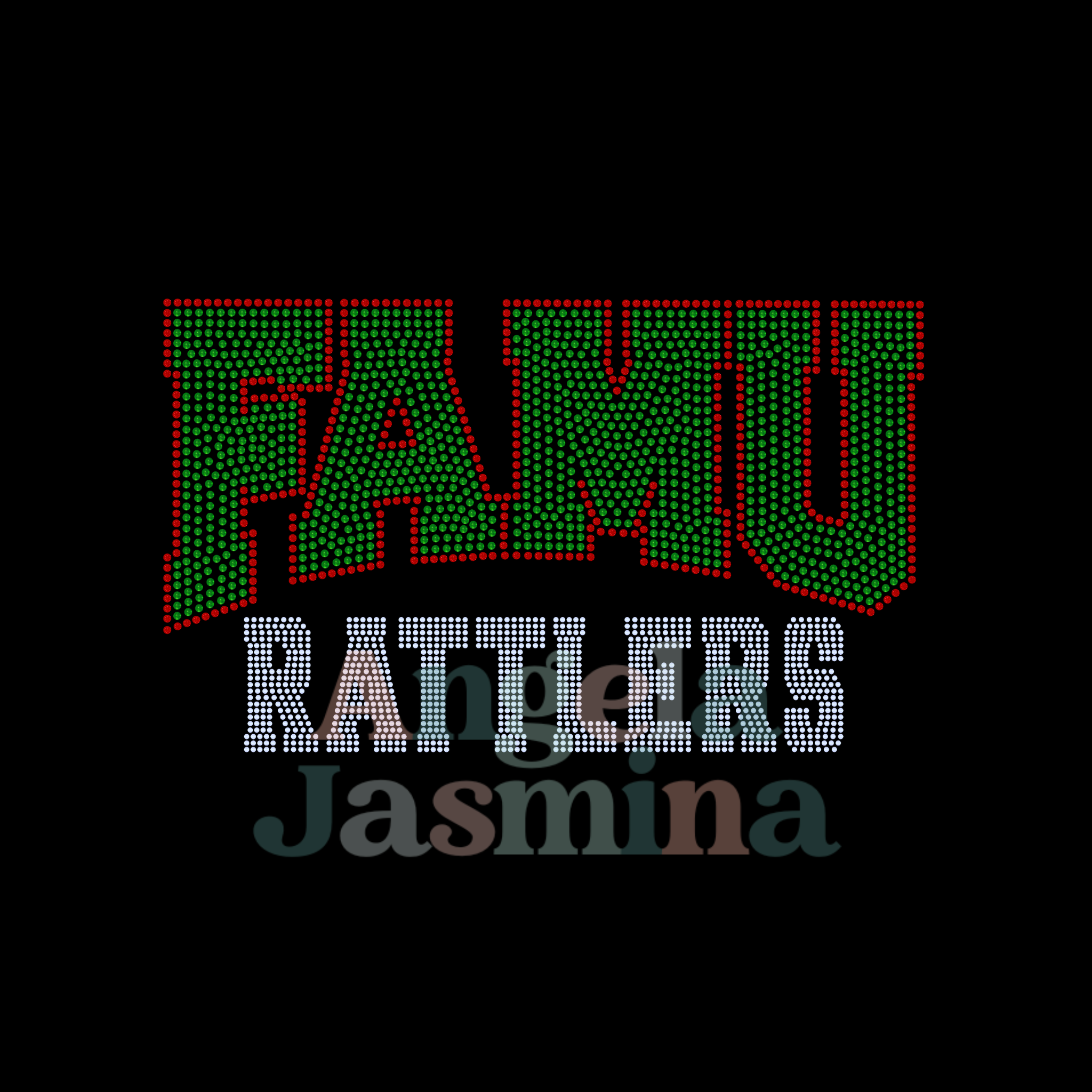 FAMU Rattlers Curved Spangle Transfer – Angela Jasmina
