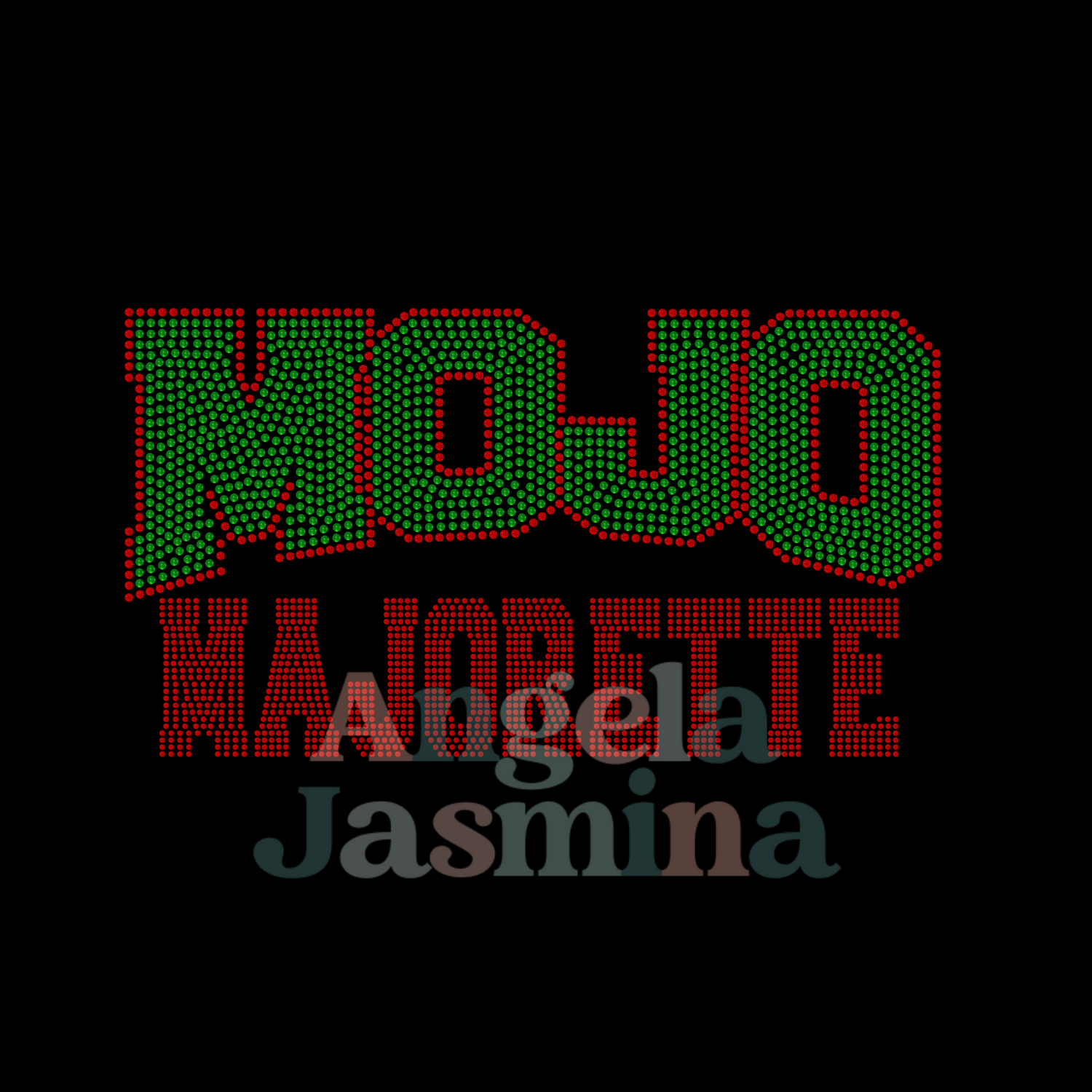 MOJO MAJORETTE Curve SPANGLE Transfer
