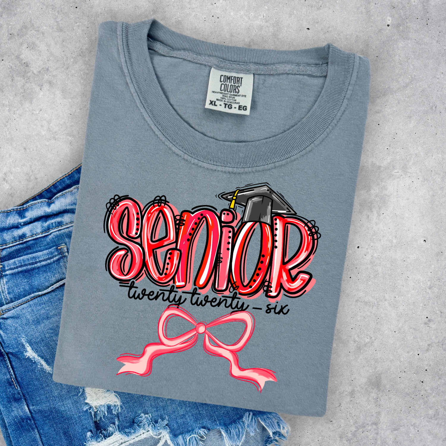ADULT Red Senior DTF TRANSFER