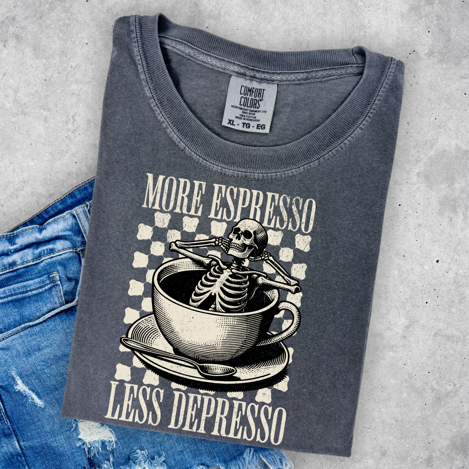 ADULT More Espresso Less Depresso DTF TRANSFER