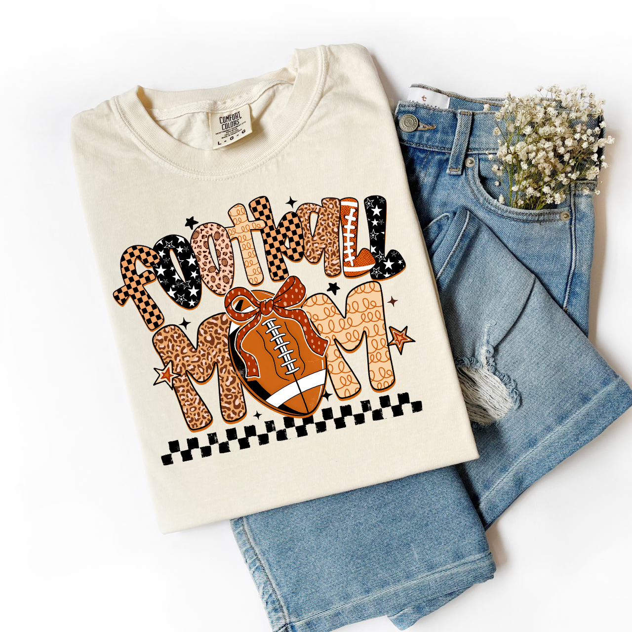 ADULT Football Mom DTF TRANSFER