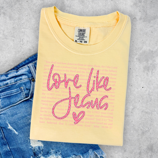 ADULT Love Like Jesus DTF TRANSFER