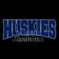 Huskies Curve SPANGLE Transfer