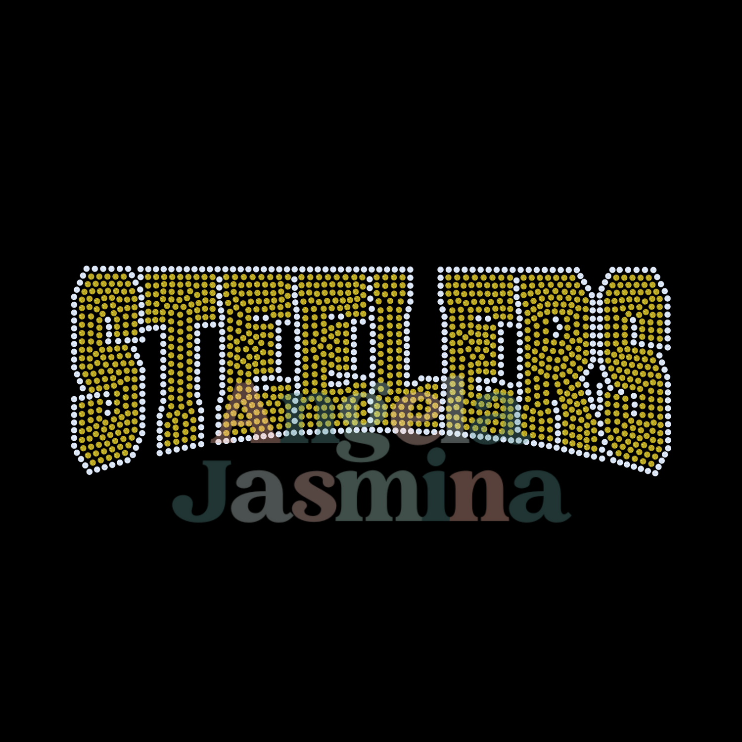 STEELERS Curve SPANGLE Transfer