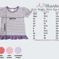 Monogram Me: Stripe Ruffle Left Chest Monogram