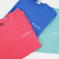 Embroidered Mama Script Left Chest Tee