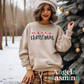 Merry Christmas Embroidered Sweatshirt