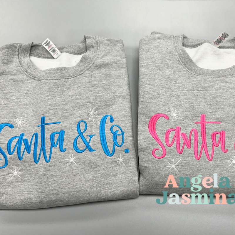 Santa & Co. Embroidered Sweatshirt