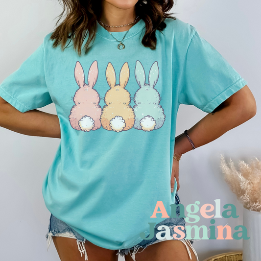 Cotton Tails Easter Comfort Colors Tee