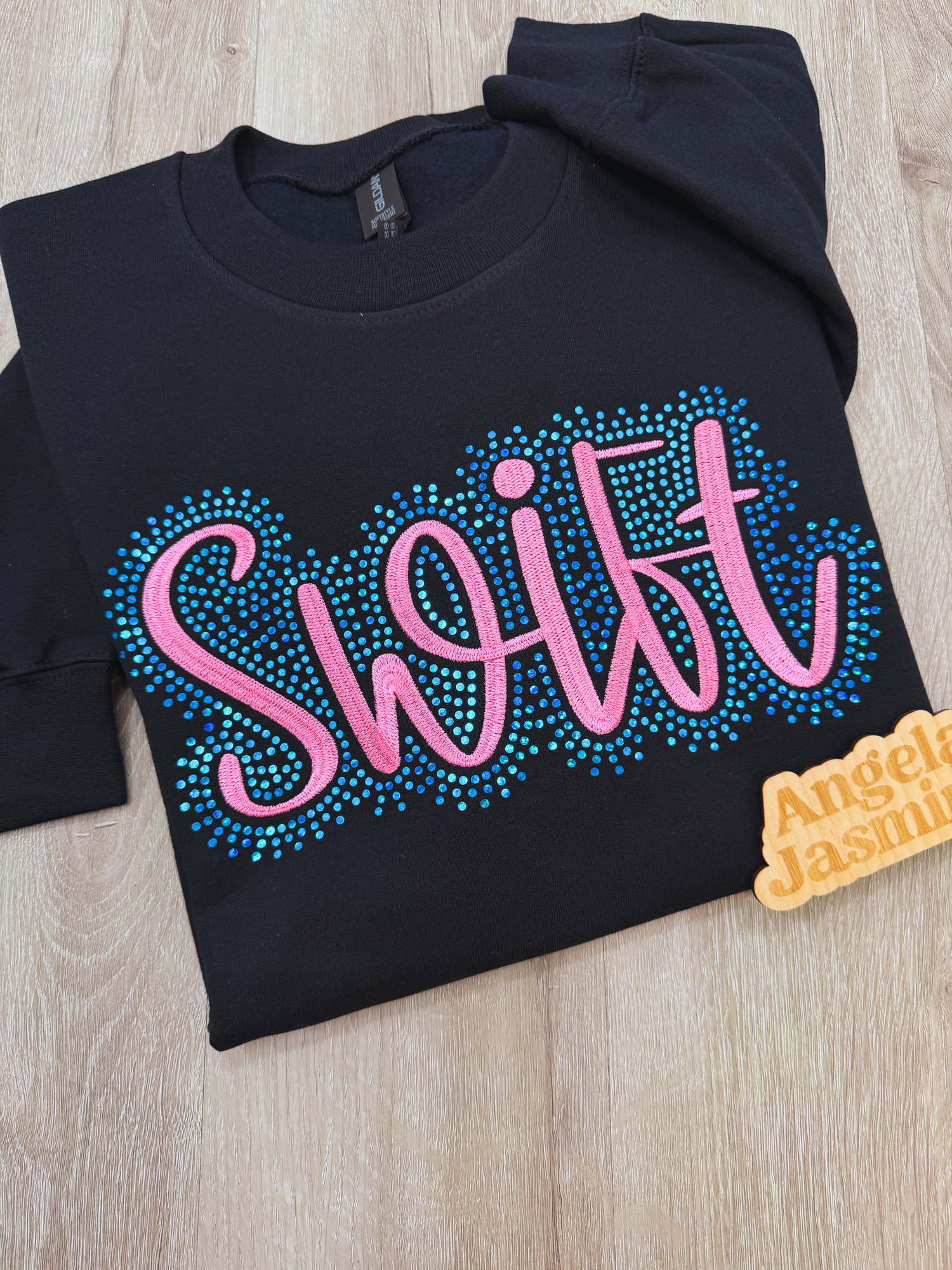 Custom Swift Embroidered & Bling Sweatshirt