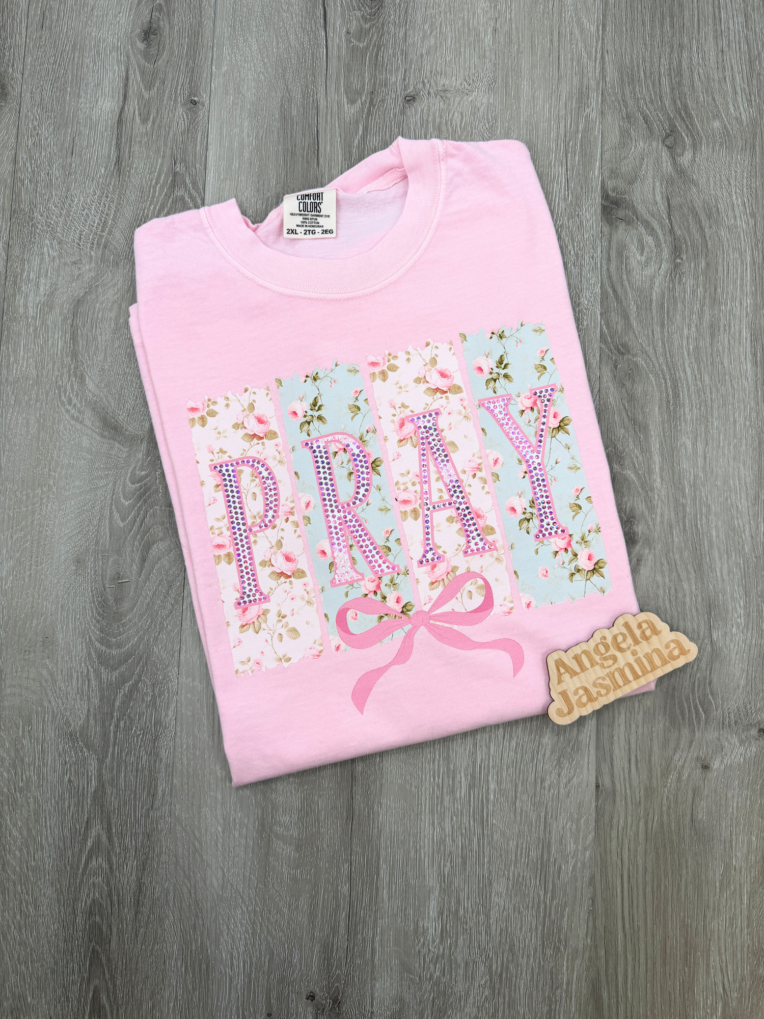 Pray Bling Comfort Colors shirt