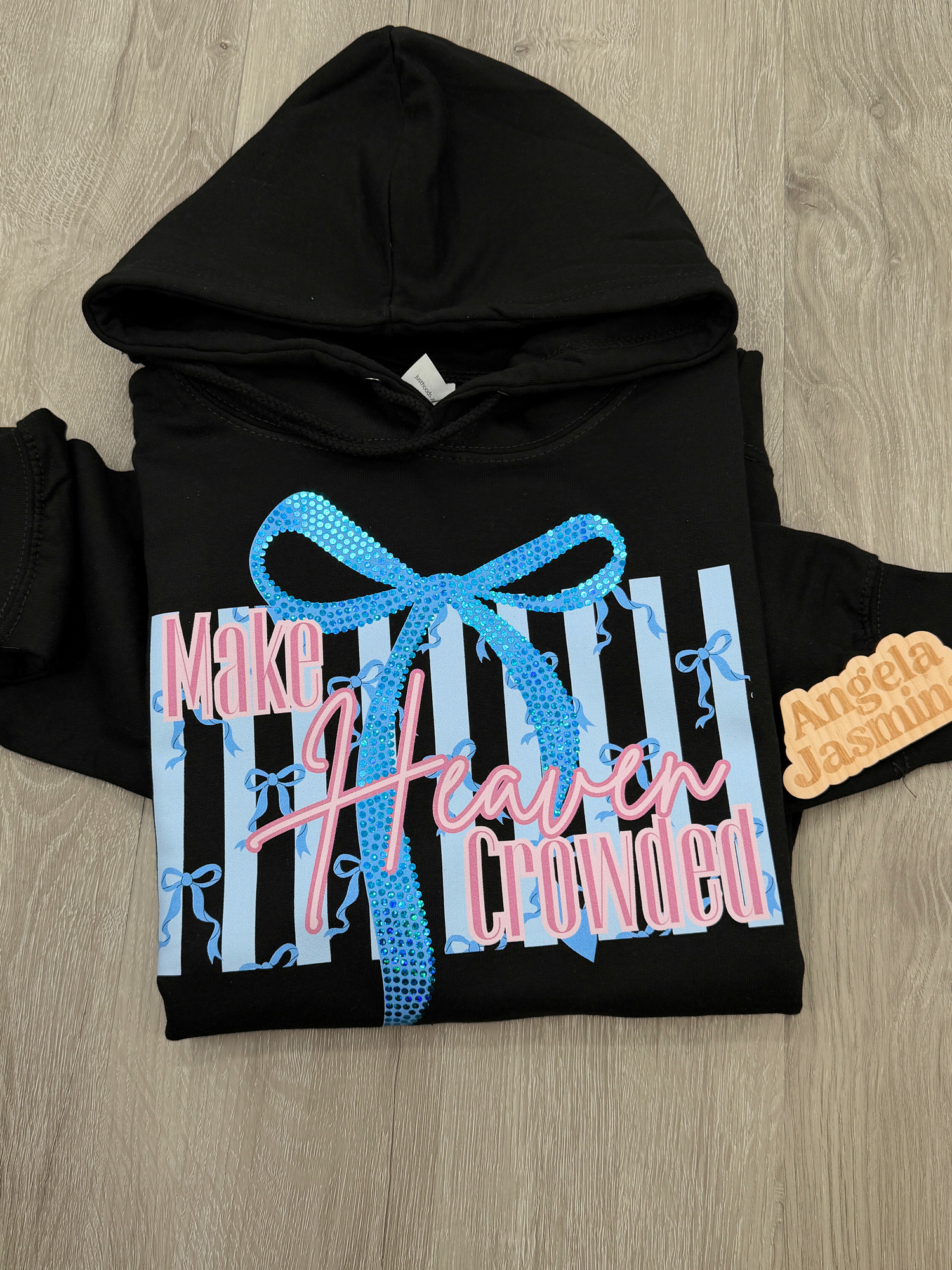 Make Heaven Crowded Bow Hoodie