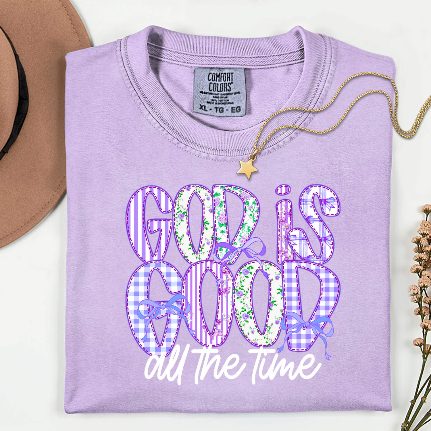 God is Good All The Time Comfort Colors shirt