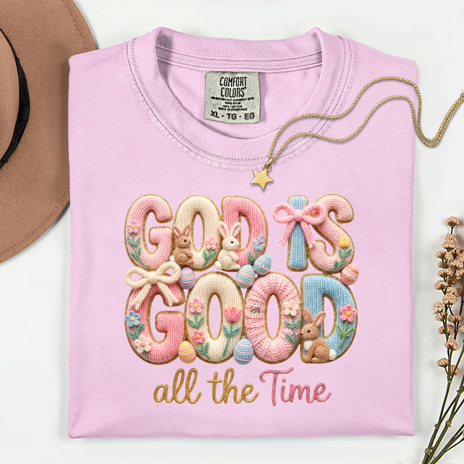 ADULT God Is Good Yarn Easter DTF TRANSFER