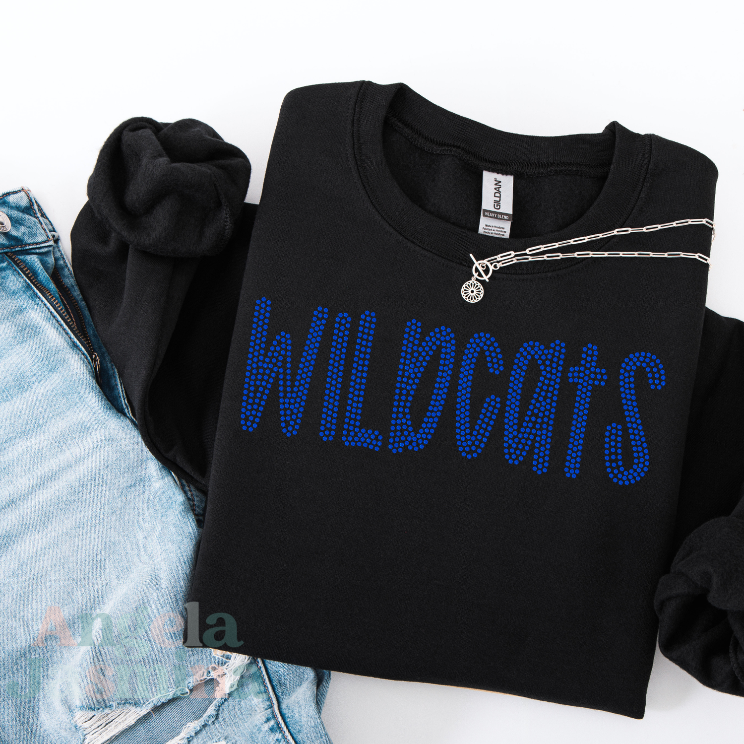 Wildcats Preppy SPANGLE Transfer
