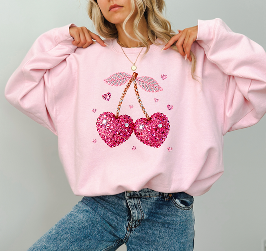 Cherry Valentines Sweatshirt