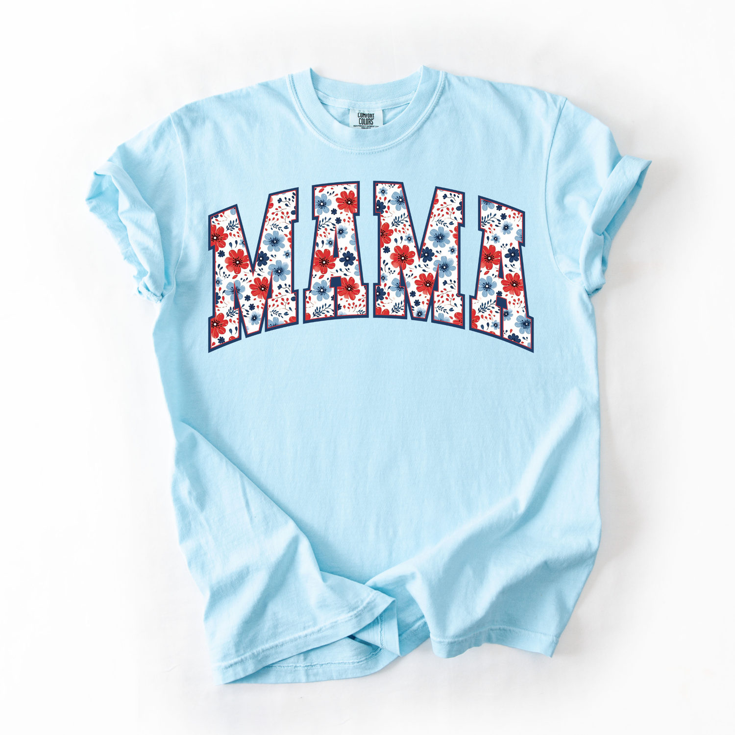 WHOLESALE Mama Fourth of July Comfort Colors Tee (6 Shirts)