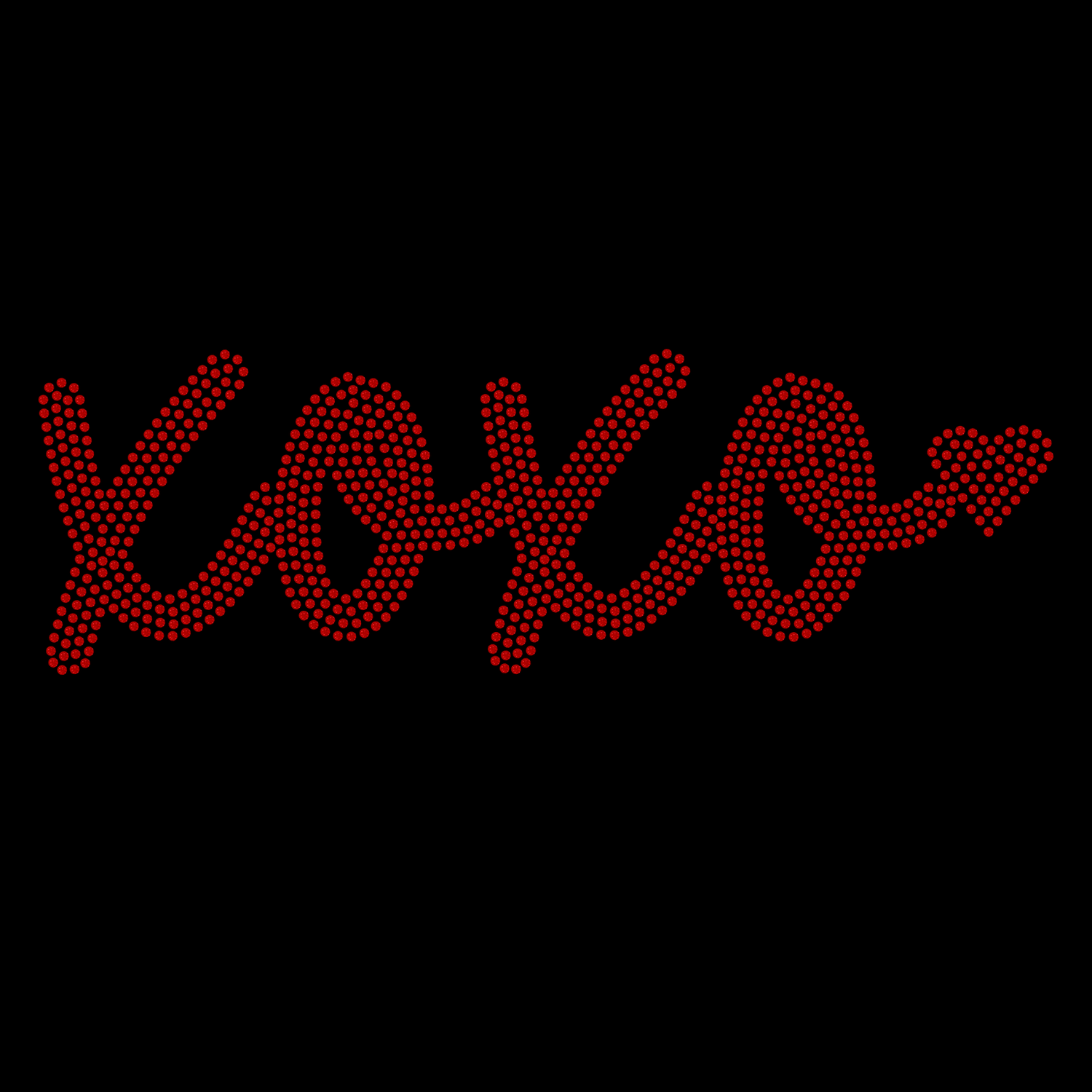 Xoxo Custom Color SPANGLE Transfer