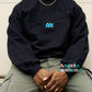 Zodiac 3D Embroidered Crewneck Sweatshirt