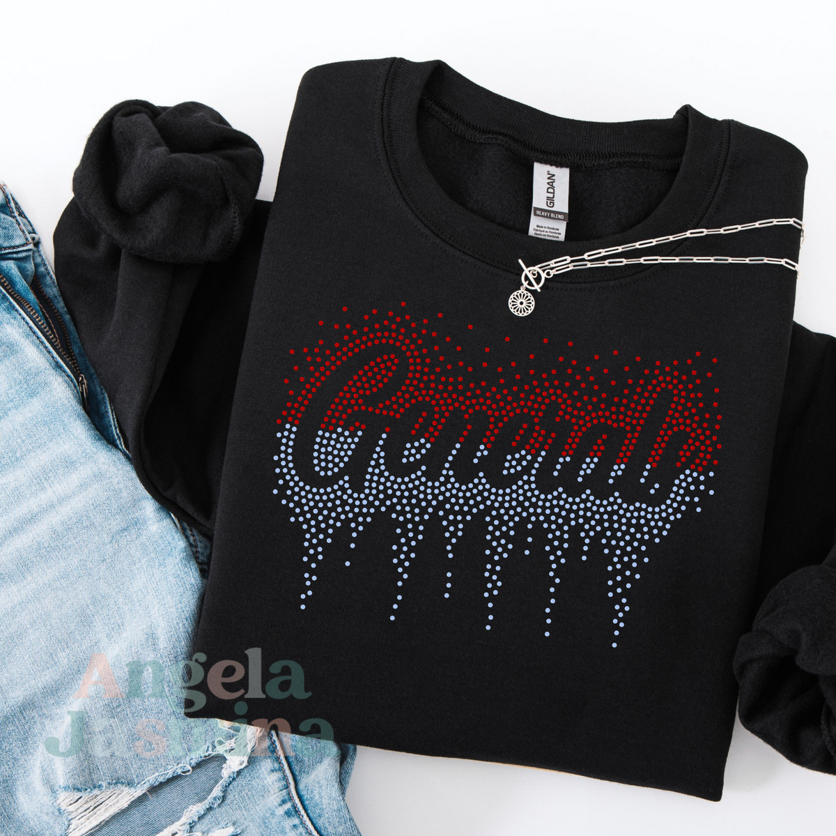 Generals Two Tone Drip SPANGLE Transfer