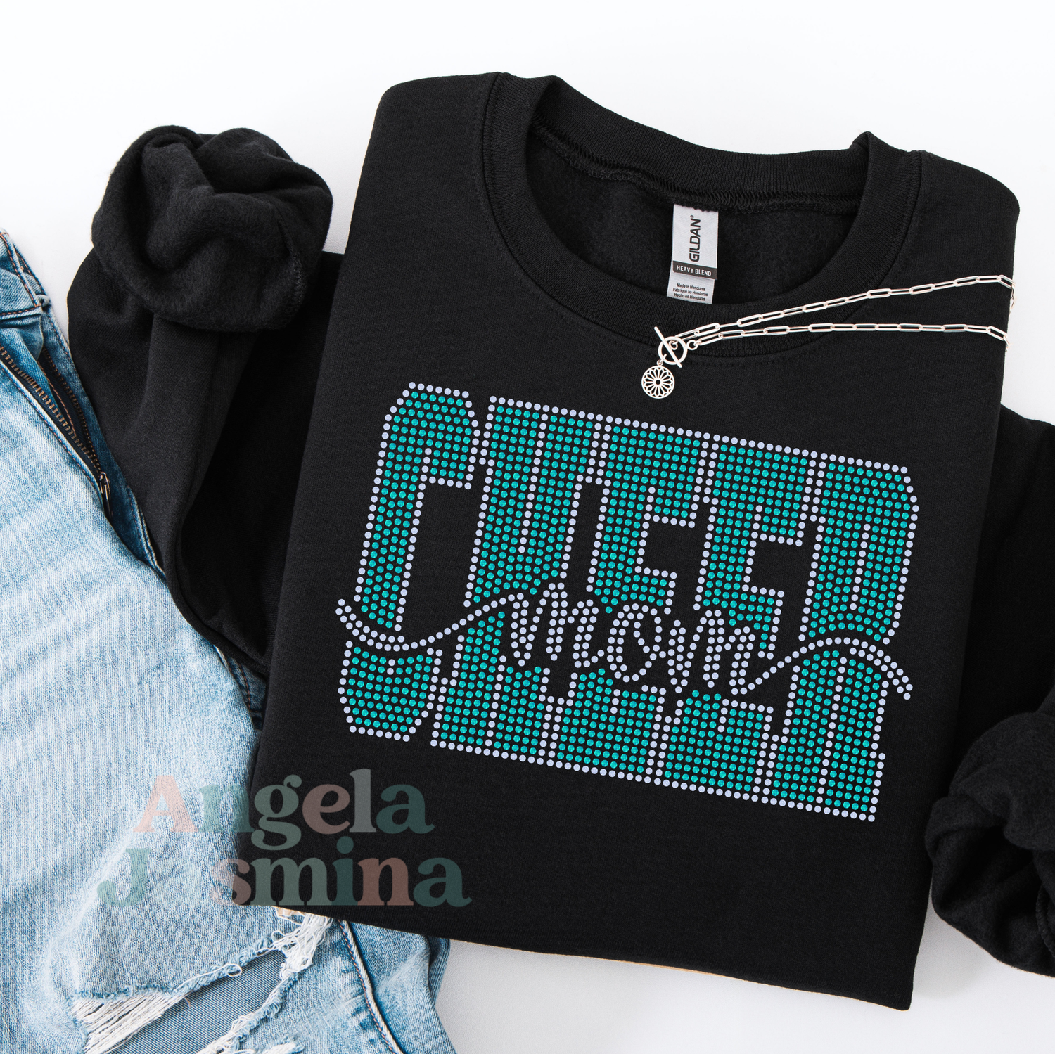 Cheer Mom Script SPANGLE Transfer