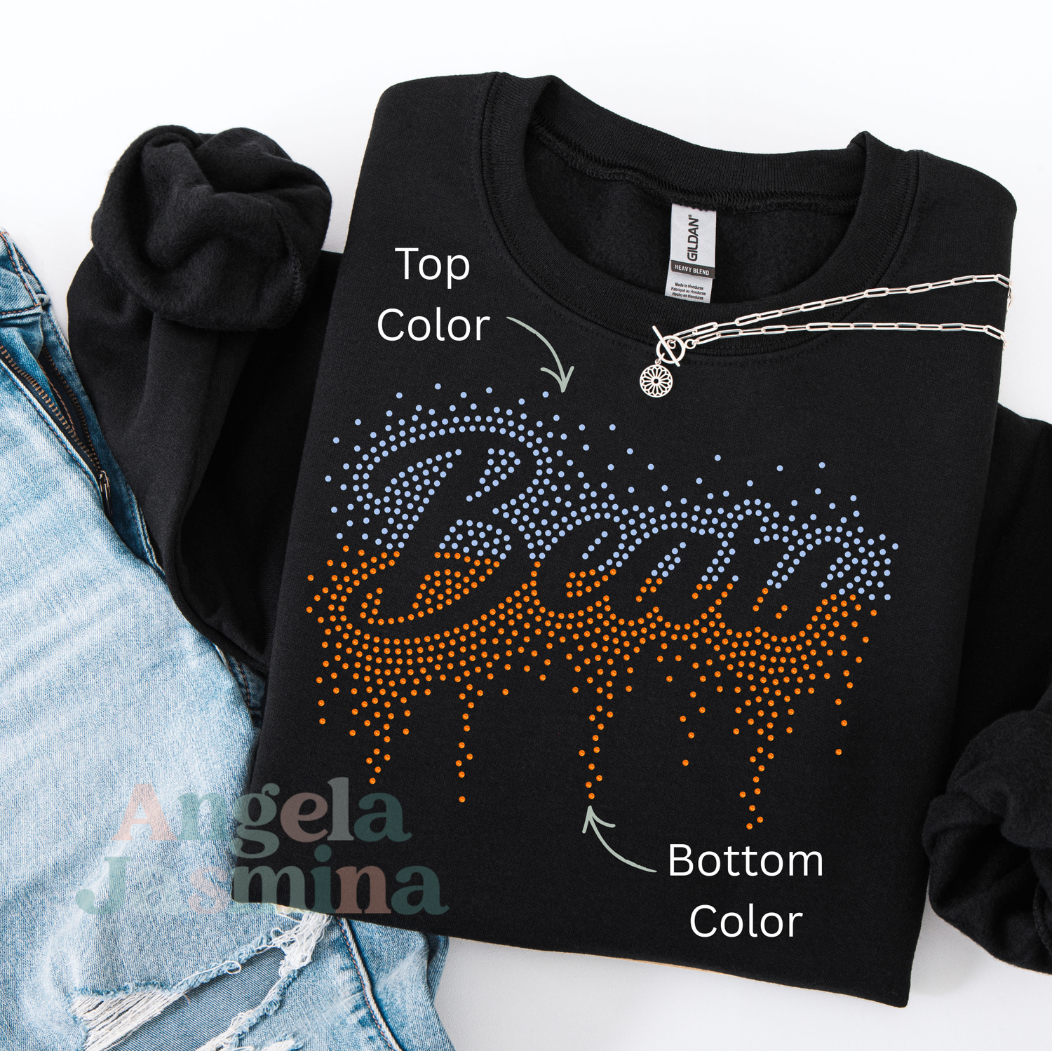 Bears Two Tone Drip SPANGLE Transfer