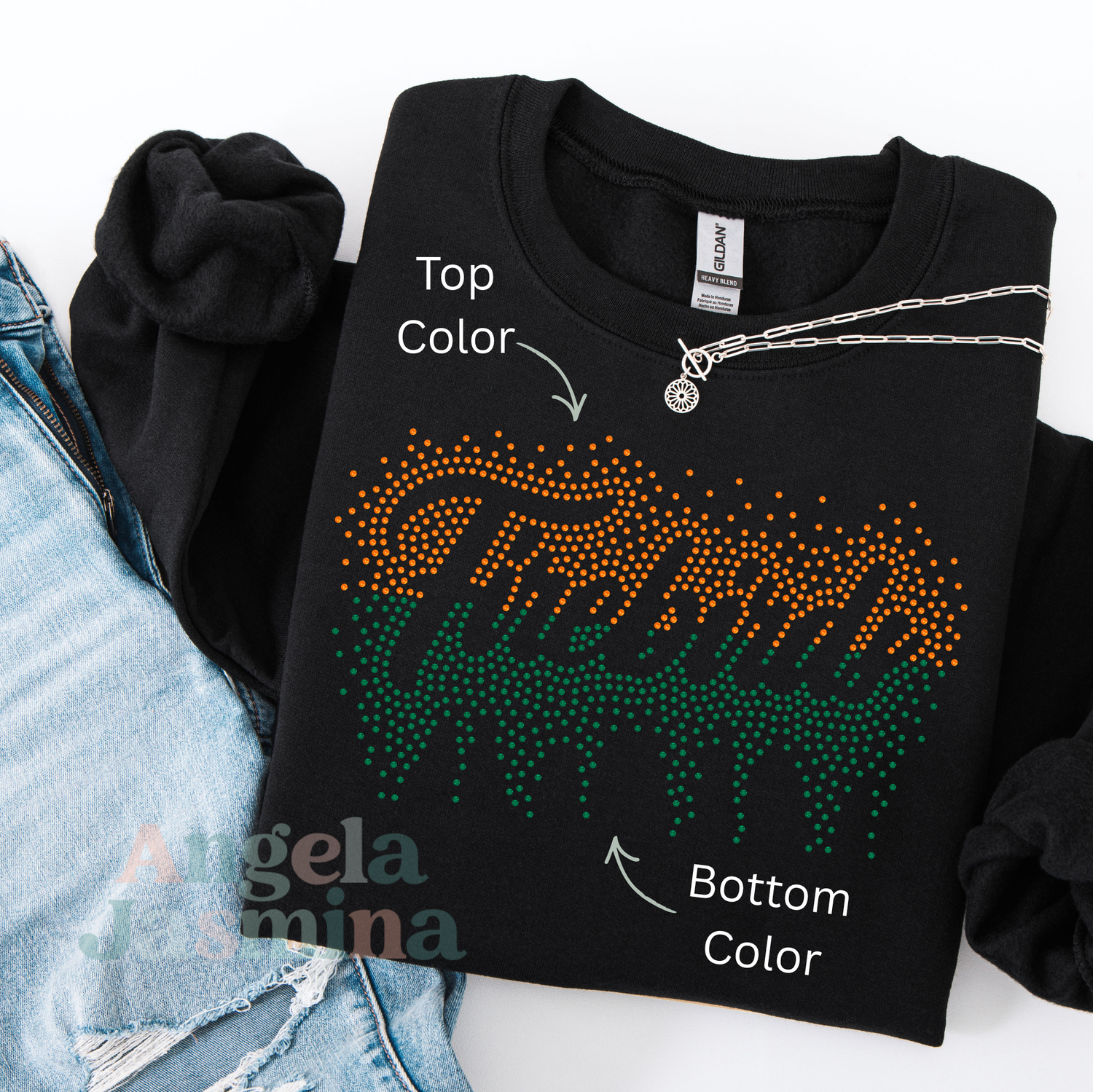 Firebirds Two Tone Drip SPANGLE Transfer