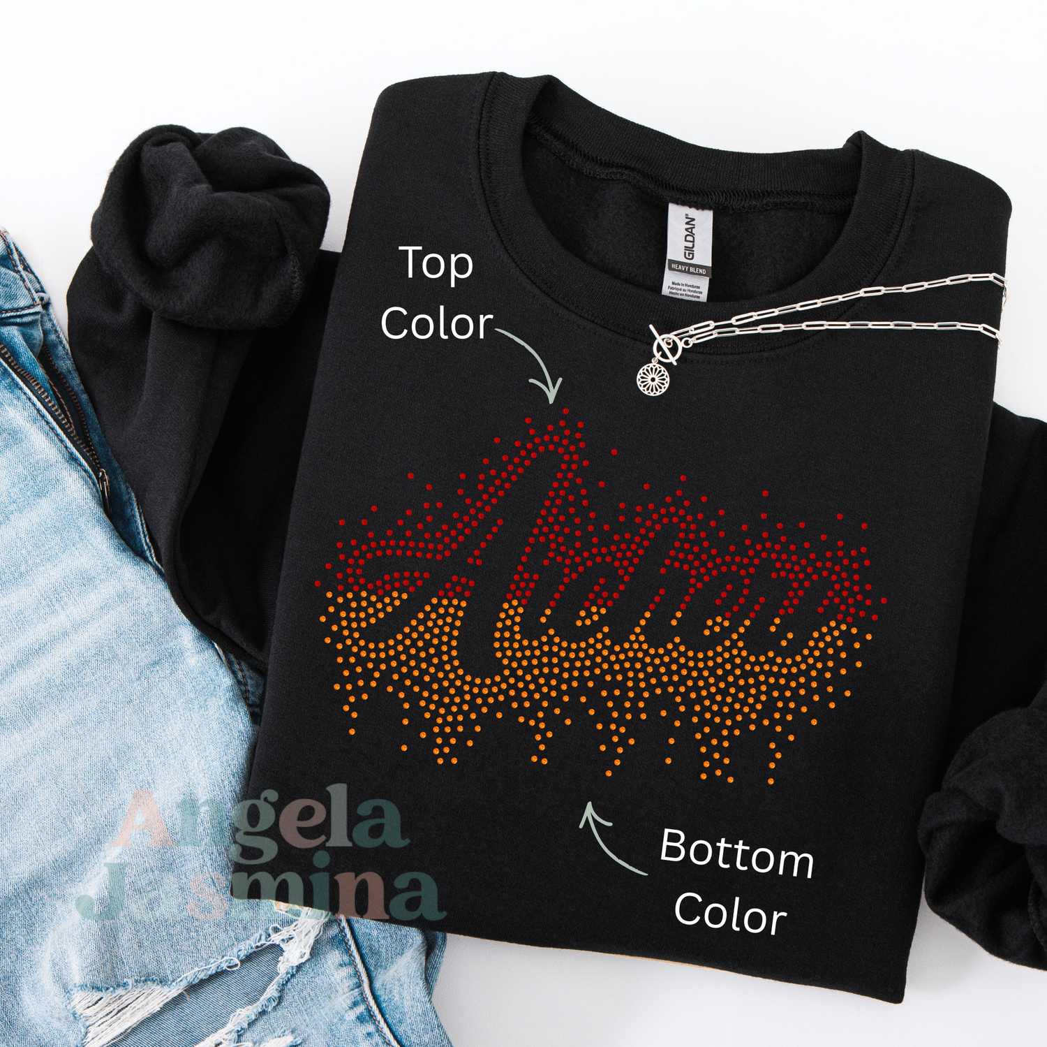 Archers Two Tone Drip SPANGLE Transfer