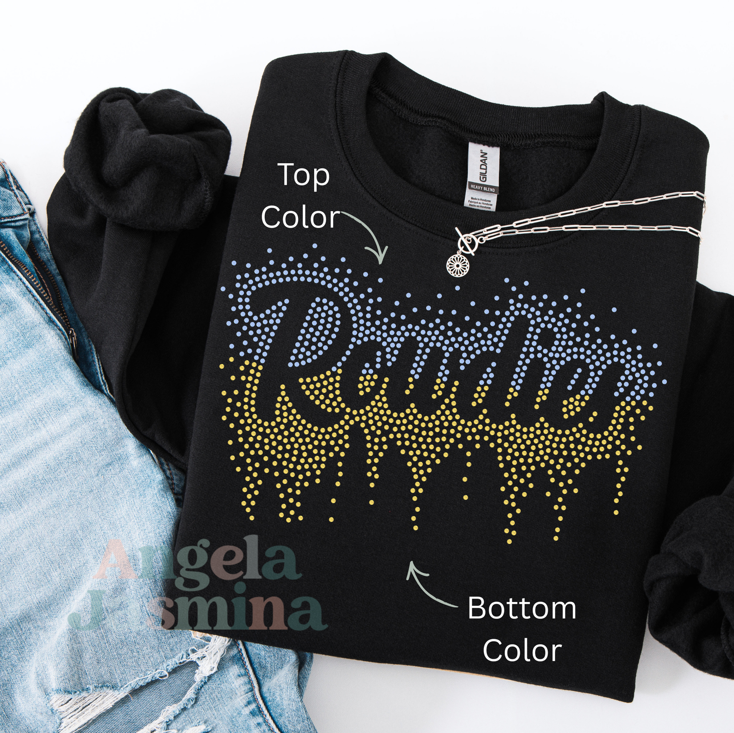 Rowdies Two Tone Drip SPANGLE Transfer