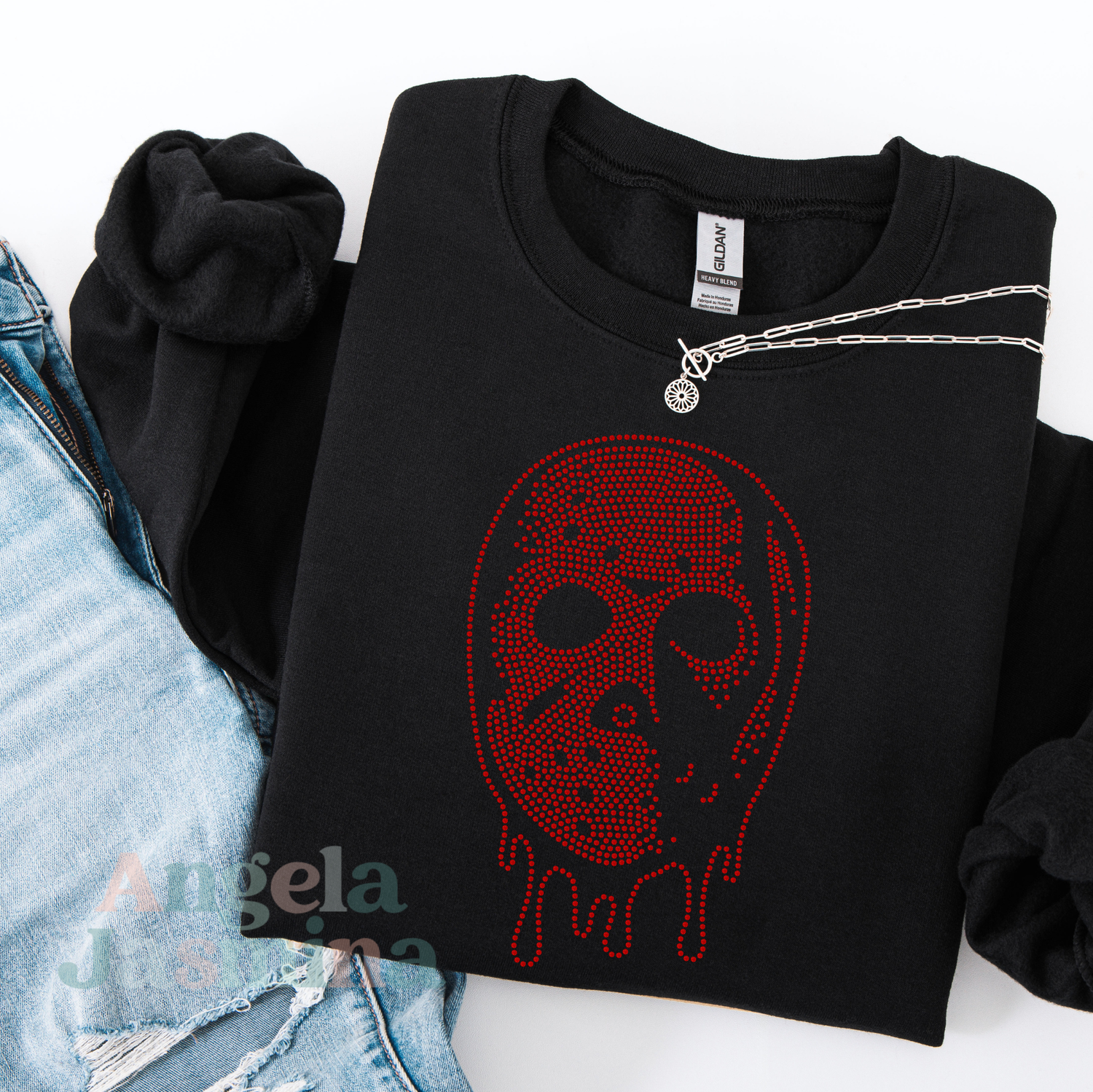 Jason Halloween Drip SPANGLE Transfer