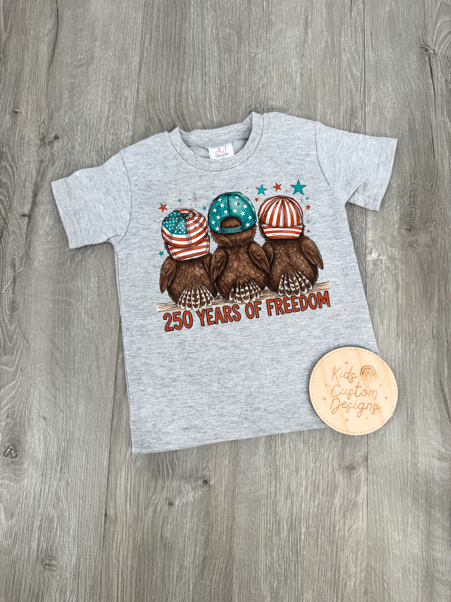 KIDS 250 Years of Freedom DTF Transfer