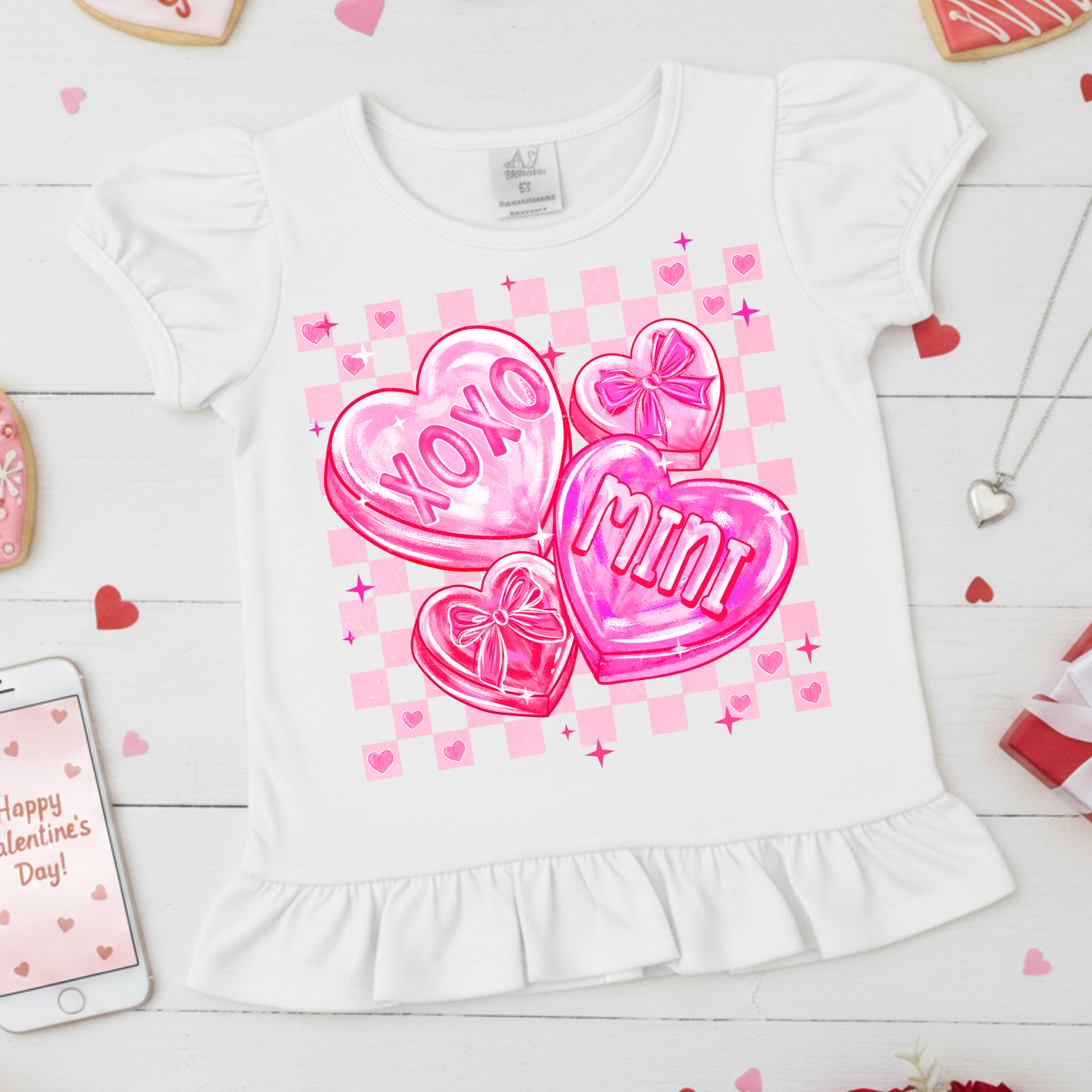 KIDS Mini Candy Hearts Valentine DTF TRANSFER