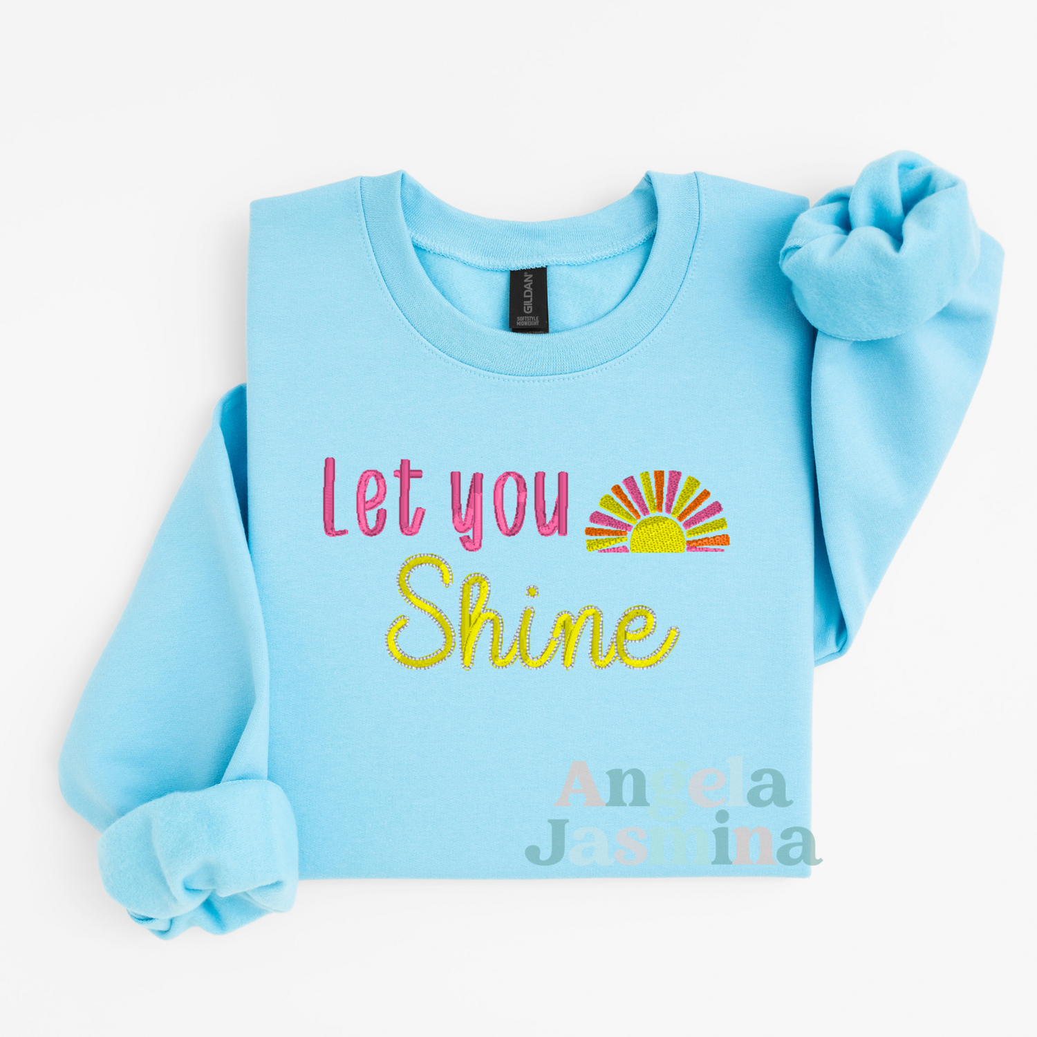 Let You Shine Embroidered Sweatshirt