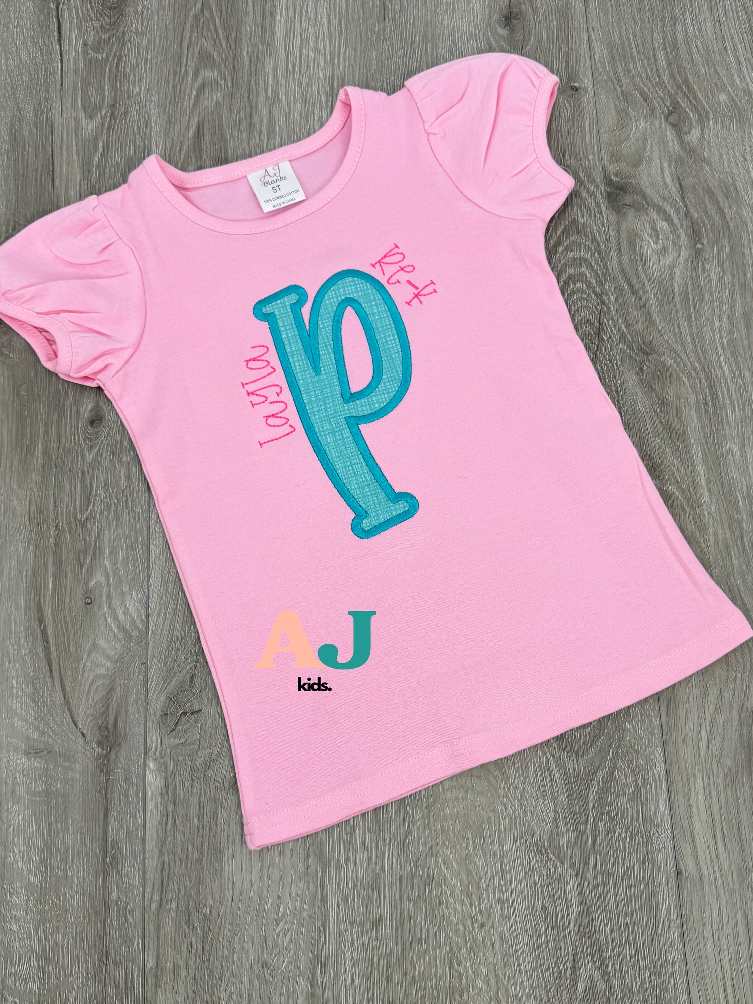 Pink Personalized Back To School Shirt