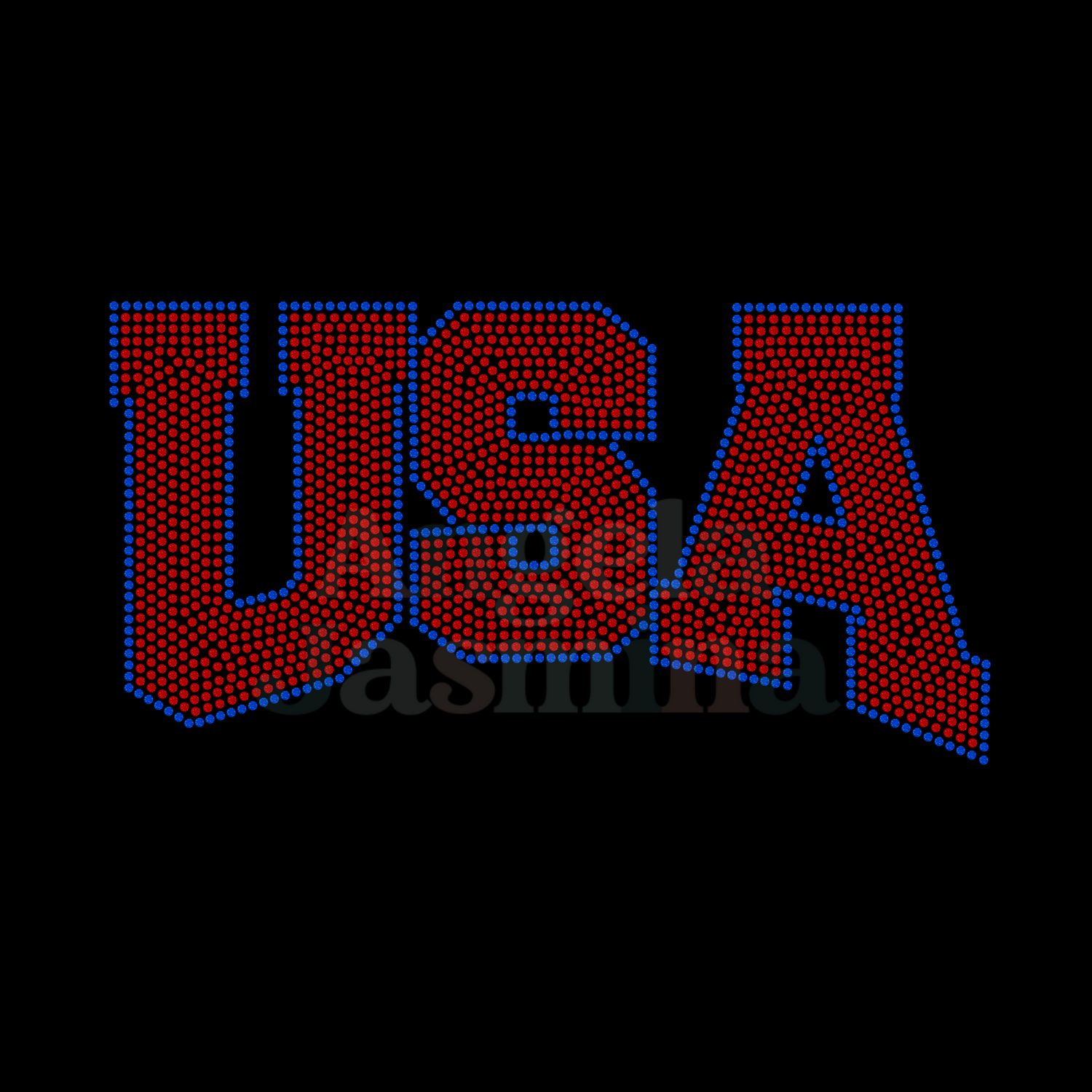 USA Curve SPANGLE Transfer