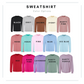 Custom Go Football Glitter Embroidered Sweatshirt