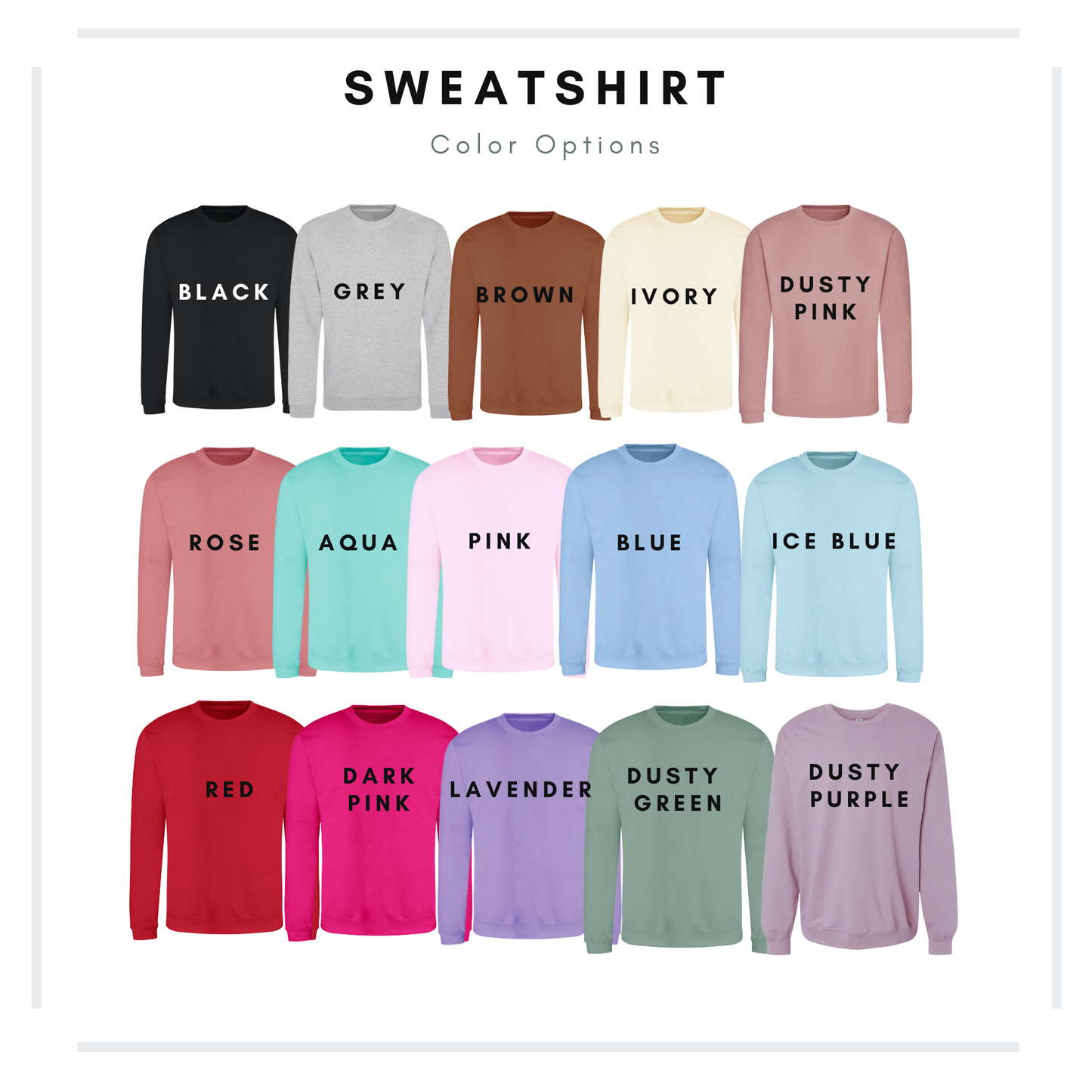 Custom Team Name  Embroidered & Bling Sweatshirt