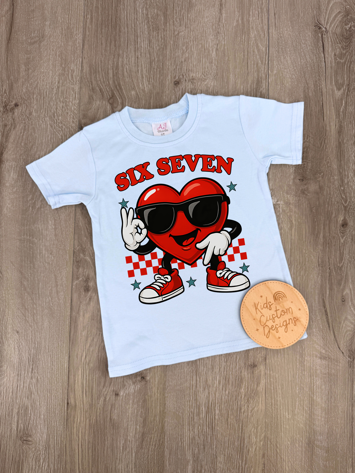 KIDS 67 Heart Valentine DTF TRANSFER